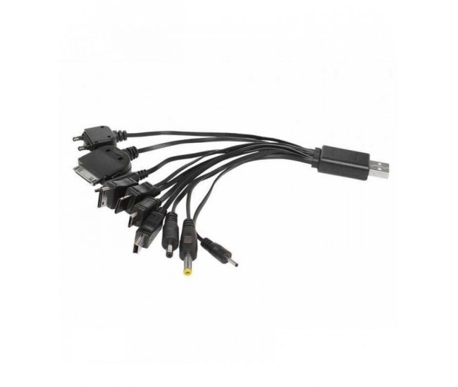 Cablu adaptor USB universal 10 tipuri Cabletech