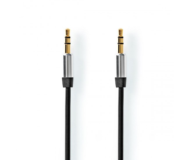 Cablu Audio Stereo Nedis Jack 3.5 mm - 3.5 mm 1m negru