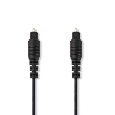 Cablu Audio Optic 1m Toslink tata - Toslink tata 1m negru Nedis