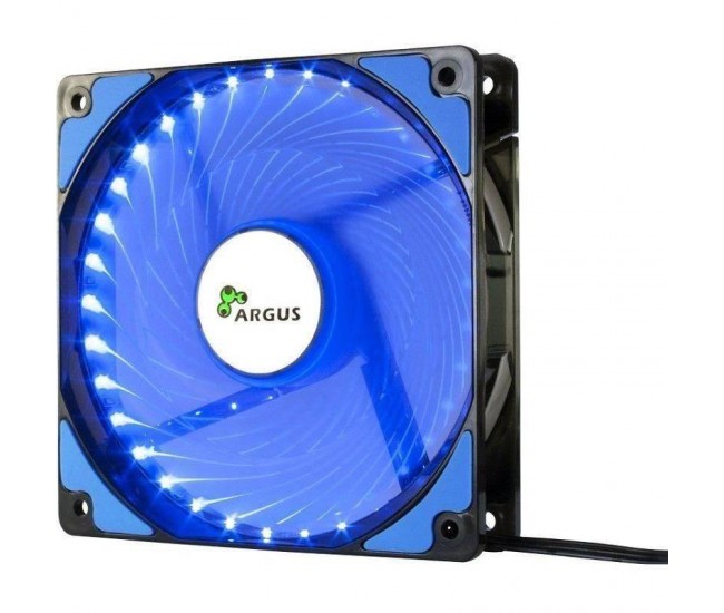 Ventilator albastru Inter-Tech L-12025 120mm Blue LED Fan 12V