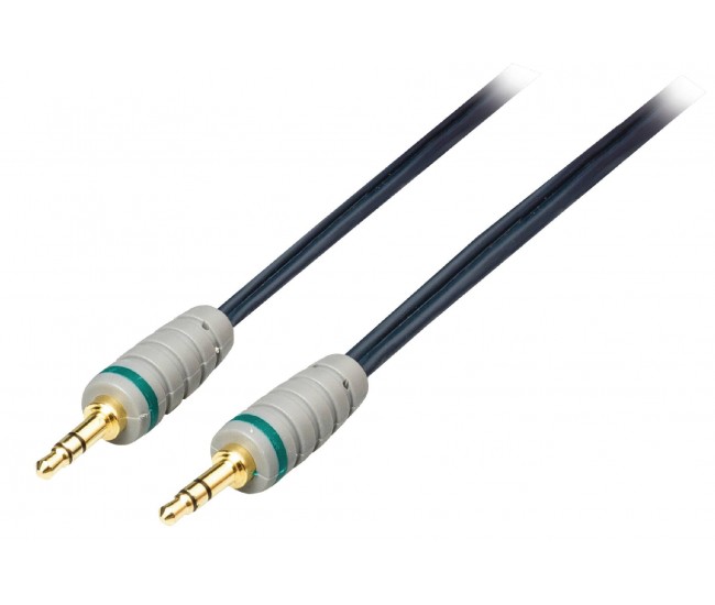 Cablu audio stereo OFC cupru Jack 3.5 mm tata-tata 2m Bandridge