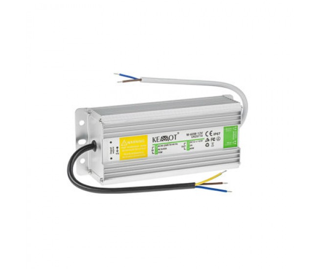 Alimentator rola LED 60W 12V 5A IP67 KEMOT