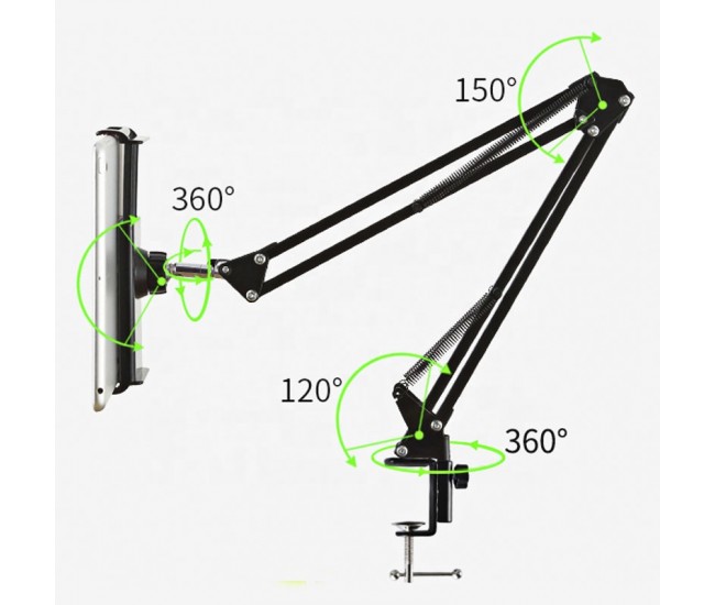 Stand pentru tableta cu brat dublu 33+33cm