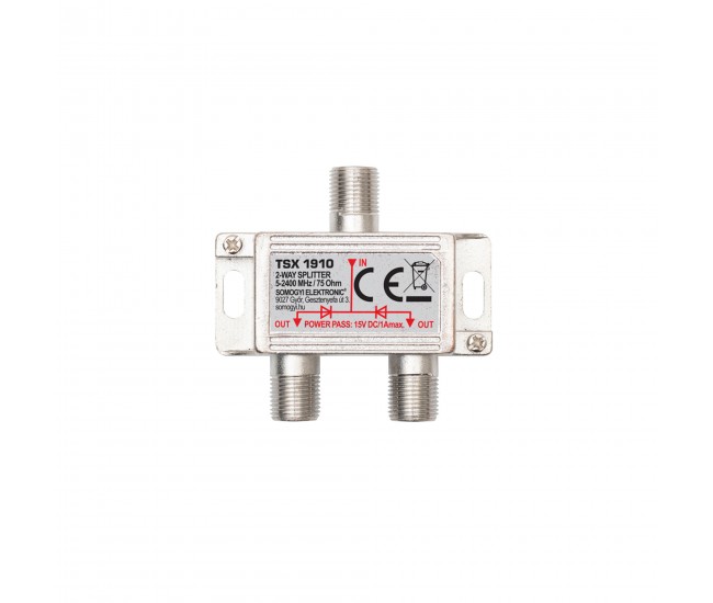 Splitter distribuitor F 2 cai HQ 5-2400Mhz HOME