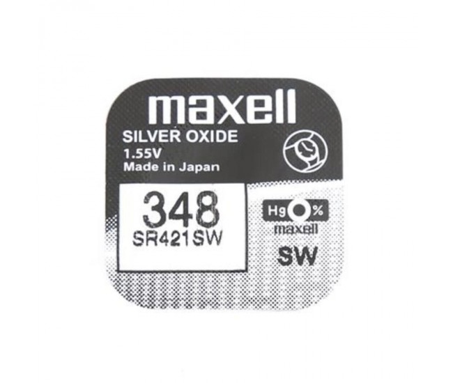 Baterie ceas Maxell SR421SW V348 1.55V oxid de argint 1buc