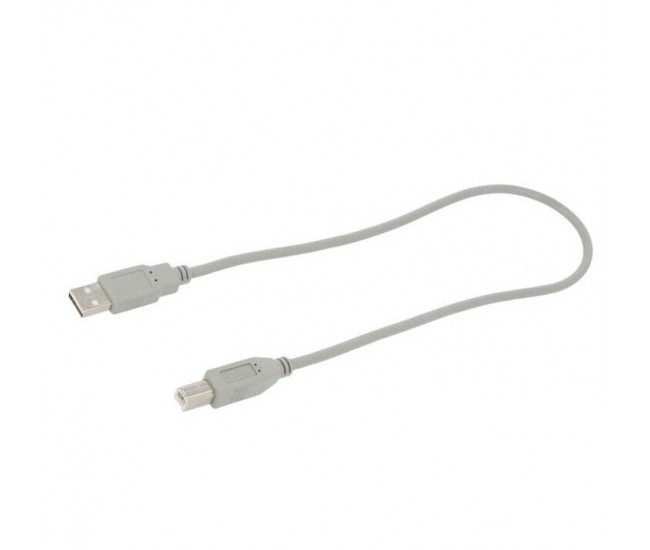 Cablu USB 2.0 A - USB B imprimanta 0.5m gri QOLTEC-50394