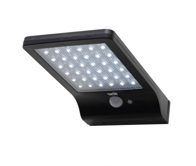 Reflector solar LED 10000K alb rece cu senzor de miscare 300lm IP44 HOME FLP300SOLAR