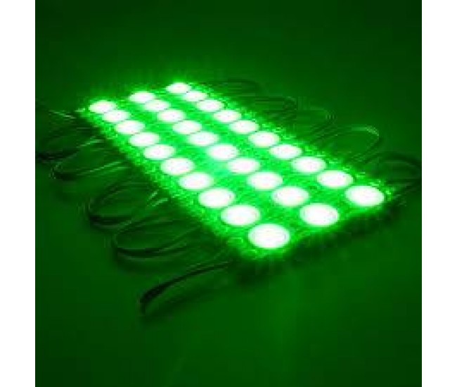 Modul 3 LED-uri 12V 1.5W 150lm SMD2835 verde P67 V-TAC