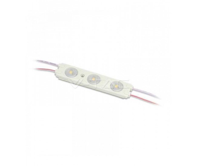 Modul 3 LED-uri 1.5W SMD2835 alb rece IP67