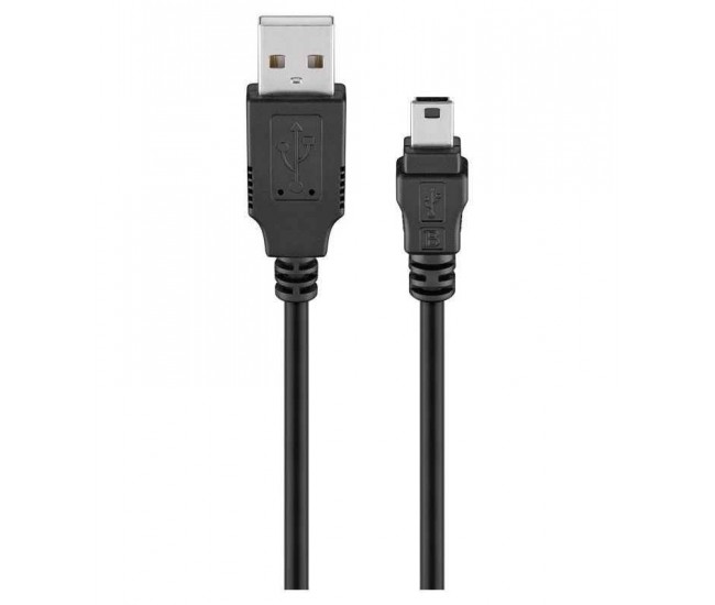 Cablu USB A tata la mini USB tata 1.8m Goobay