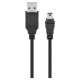 Cablu USB A tata la mini USB tata 1.8m Goobay