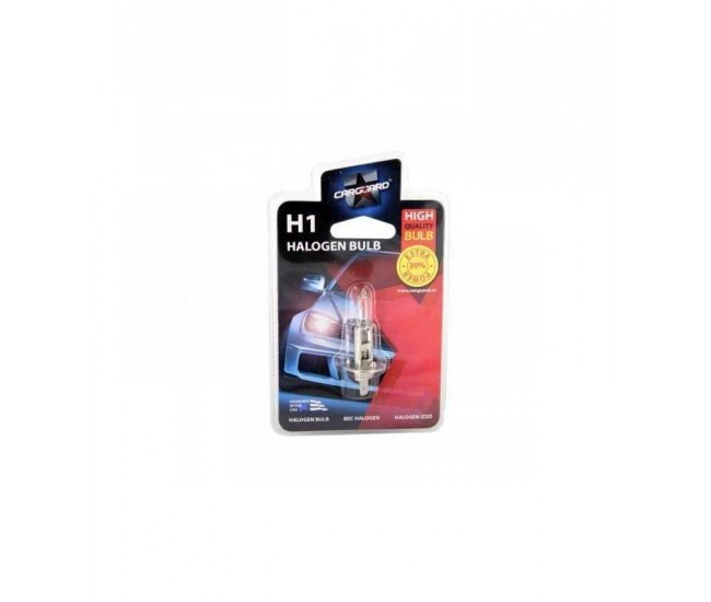 Bec halogen H1 55W +30% intensitate 12V Carguard