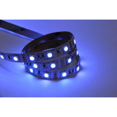 Banda LED SMD5050 RGB IP20 5m 12V 60LED/m 14.4W/m Well LEDSTRGB-5050-126010D202/5-WL