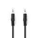 Cablu audio Jack Stereo 3.5 mm tata - 3.5 mm tata 1.5m Nedis