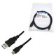 Cablu USB 2.0 A mufa - USB B mini mufa nichelat 3m negru LOGILINK CU0015