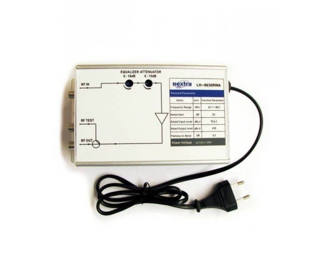 Amplificator semnal 860Mhz 30dB alimentare 220VCA