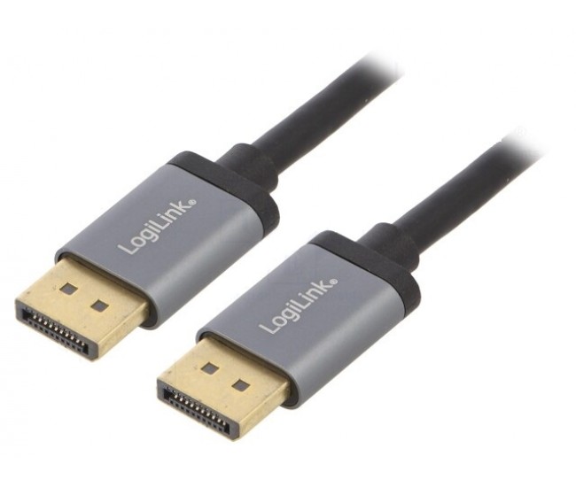 Cablu DisplayPort v1.2 HDCP v1.3 1m tata-tata negru LOGILINK CDA0100