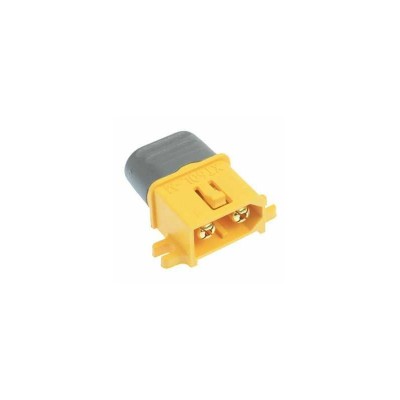 Conector XT60 alimentare DC mufa tata 2pinlipire galbena AMASS XT60L-M