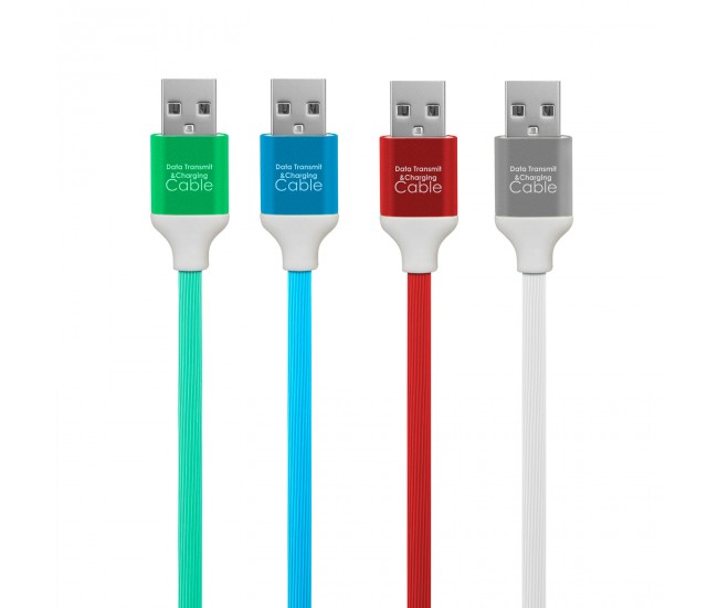 Cablu de date si incarcare USB Type C invelis siliconic 1m 2.1A Delight