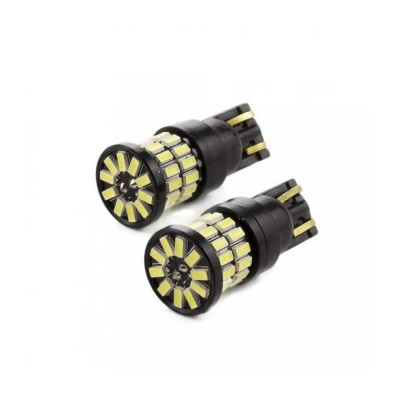 Set Becuri LED auto T10 W5W 5W 360lm alb-rece pentru interior / portbagaj 2buc CarGuard