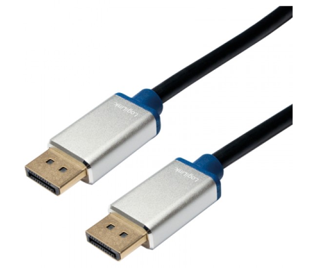 Cablu DisplayPort v1.2 1.5m tata-tata 4K negru LOGILINK BDPM15