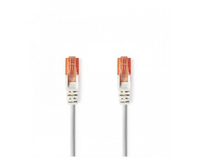 Cablu UTP CAT6 Nedis RJ45 tata - RJ45 tata 5m gri