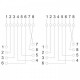 Priza dubla UTP CAT5 RJ45 8p8c alba