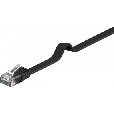 Cablu UTP Cat6 patch cord 7m cupru negru Goobay