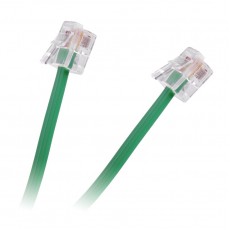 Cablu extensie telefonic verde 2m RJ11