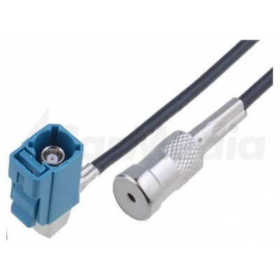 Cablu adaptor 0.25m antena Fakra mama - ISO mama VW MFD2 RNS2 4CarMedia AD.ANT.N011