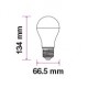 Bec LED A65 E27 15W 1250lm 3000K alb cald cip SAMSUNG V-TAC