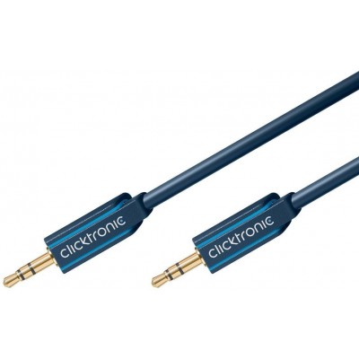 Cablu Jack 3.5 mm - 3.5 mm audio 1m tata-tata stereo Profesional Clicktronic