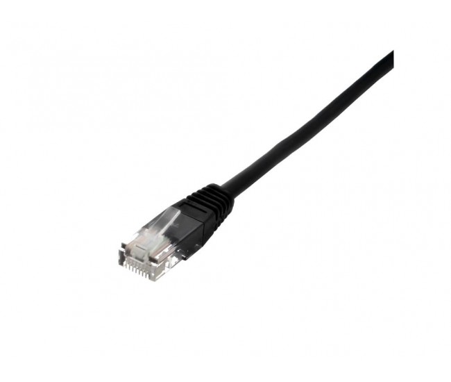 Cablu de retea UTP Cat5e 10m RJ45-RJ45 patch cord negru Well UTP-0008-10BK-WL