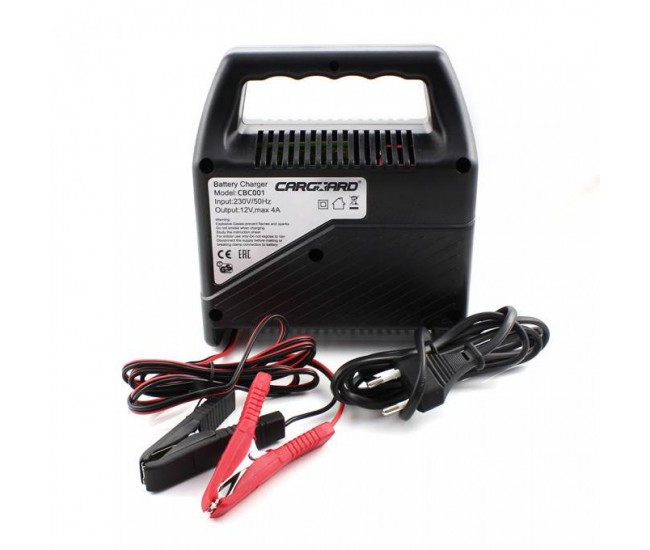 Incarcator baterie auto 12V 4A Redresor incarcare 1.2-75Ah Carguard