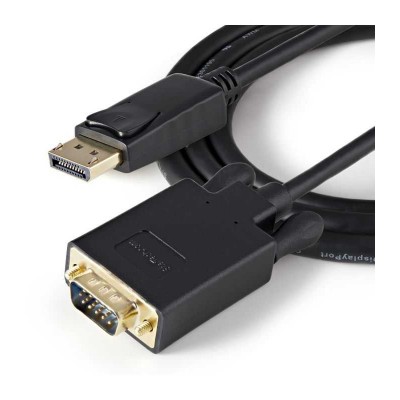 Cablu DisplayPort V1.2 la VGA 5m tata-tata negru CABLU-DP-VGA5