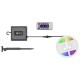 Kit banda LED RGB incarcare solara IP67 V-tac SKU-23046