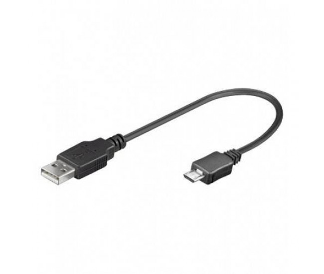 Cablu adaptor USB A tata la micro USB tata 10cm Goobay