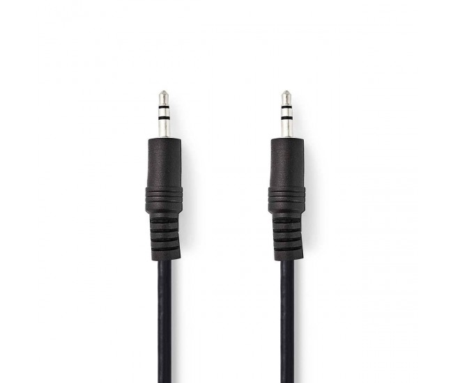 Cablu Audio Stereo Jack 3.5 mm tata - 3.5 mm tata 0.5m Nedis