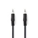 Cablu Audio Stereo Jack 3.5 mm tata - 3.5 mm tata 0.5m Nedis