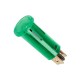 Lumina semnal 230V lumina verde LED 39x12 mm terminal 6.3mm 07920ZO