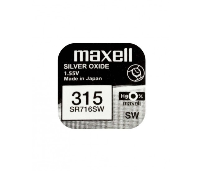 Baterie ceas Maxell SR716SW V315 1.55V oxid de argint 1buc