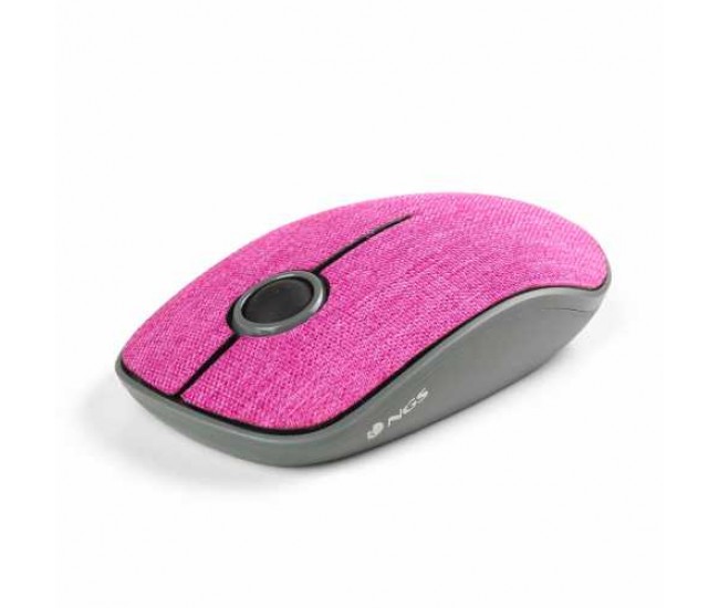 Mouse wireless Evo Denim roz 1200dpi NGS