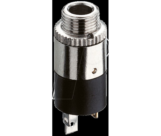 Conector jack stereo mama 3.5 mm de sasiu cu piulita Lumberg