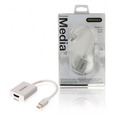 Adaptor Profesional mini DisplayPort - HDMI v1.1 0.2m alb Profigold