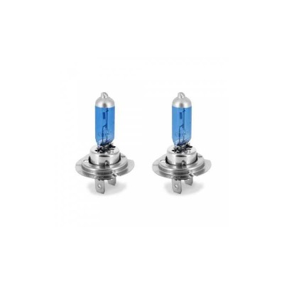 Set de 2 becuri Halogen H7 100W +130% intensitate Alb Xenon 12V Carguard