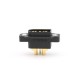 Soclu alimentare DC XT60 tata 3 pin (2+1) lipire neagra 600V AMASS XT60IE-M