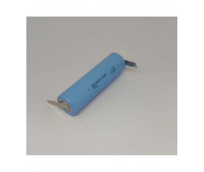 Acumulator Tenpower 3.6V 18650 2800mAh 10A cu lamele terminale in S INR18650-28HE+LAMELE