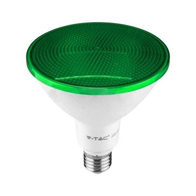 Bec LED PAR38 E27 17W IP65 verde V-tac SKU-92067