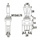 Comutator cu brat 1 circuit 20A 12V OFF-ON LED albastru cu retinere