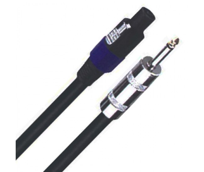 Cablu difuzor Jack tata 6.3mm la Speakon 10m 2x1.5mm2 ibiza